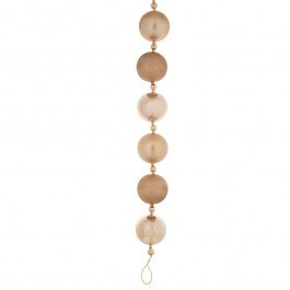 Christmas Garland With Balls 90996 210cm Champagne CHAMPAGNE