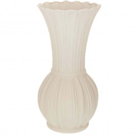 Βάζο 91519 Φ14x28cm White WHITE