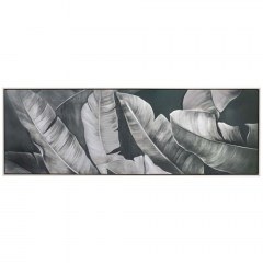 Πίνακας Καμβάς Banana Leaves 92736 120x40cm Multi