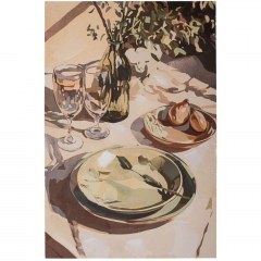 Πίνακας Καμβάς Τραπέζι 92713 80x120cm Multi