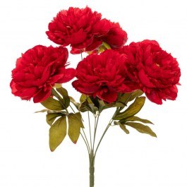 Διακοσμητικό Μπουκέτο Χρυσάνθεμο 90197 45cm Red RED