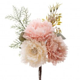 Decorative Bouquet Peony 90483 25cm Cream CREAM