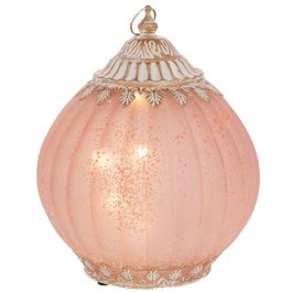 Φανάρι Με Φως Led 92575 15x15x19cm Pink PINK