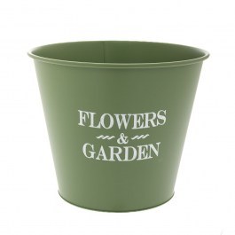 Κασπώ - Κουβαδάκι Μεταλλικό 85644 30Χ25cm Flower And Garden Green GREEN