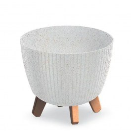 Κασπώ Πλαστικό Lamia Eco Wood 775005 29Χ24cm White WHITE