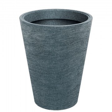 Tubra Round Mid Planter 47.5x60cm Granite