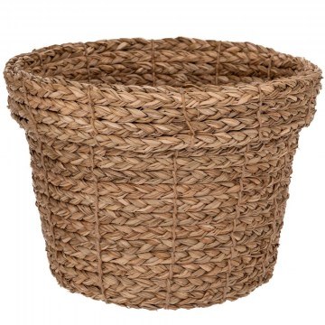 Woven Planter 93096 28x19cm Natural
