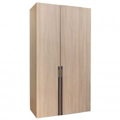 2-Door Wardrobe 93743 110x58x207cm Natural