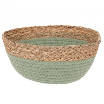 Καλάθι Αποθήκευσης 93043 Φ24x12cm Natural-Green
