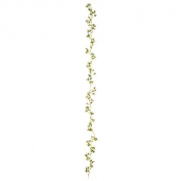 Κρεμαστή Γιρλάντα 92832 Με Άνθη 180cm Green-White
