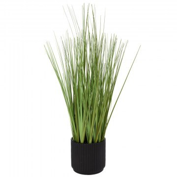 Artificial Plant 92933 In Ceramic Planter D10x9,5cm & 46cm Green-Black