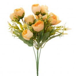 Decorative Bouquet Peony 90189 30cm Yellow YELLOW
