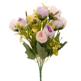 Decorative Bouquet Peony 90191 30cm Purple PURPLE
