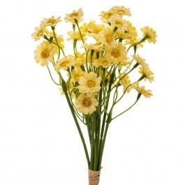 Decorative Bouquet Daisies 90477 27cm Light Yellow YELLOW