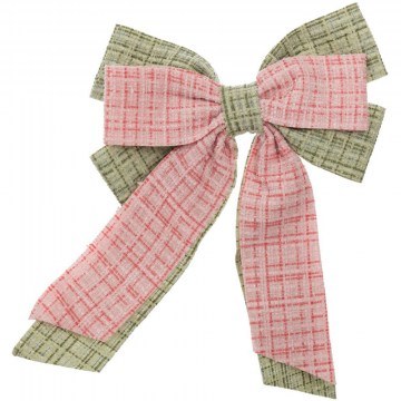 Φιόγκος 90437 22x30cm Green-Pink