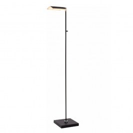 Floor Lamp Aaron 19730/10/30 20x134cm 12W LED 2700K Dimmable Black Lucide BLACK