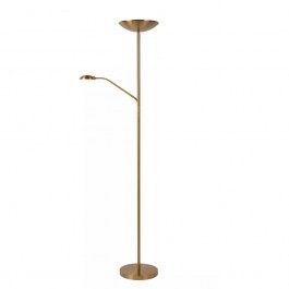 Floor Lamp Zenith 19791/24/02 25,4x180cm 20W 2xLED 3000K Dimmable Gold Lucide GOLD