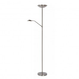 Floor Lamp Zenith 19791/24/12 25,4x180cm 20W 2xLED 3000K Dimmable Chrome Lucide CHROME