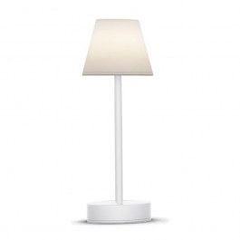 Table Lamp Rechargeable Lola Slim 30 LUMLLS030BXWLNW D11x32cm LED 160 Lm 4000K White New Garden WHITE
