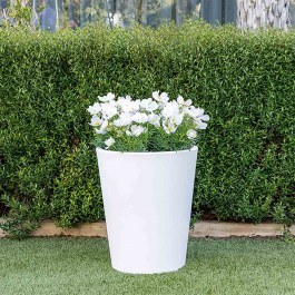 Κασπώ Gerbera 50 JDNGB050BXNW Φ50x59cm 73lt Rustic White New Garden WHITE