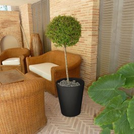 Κασπώ Gerbera 50 JDNGB050NXNW Φ50x59cm 73lt Rustic Black New Garden BLACK