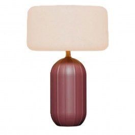 Table Lamp Solar & Rechargeable Phoebe 40 LUMPHB040BOSWNW D27,8x40,7cm LED 200Lm 3000K Burgundy New Garden BURGUNDY