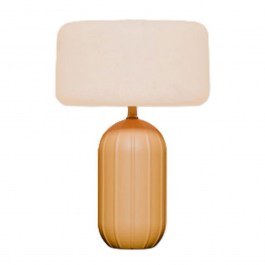 Table Lamp Solar & Rechargeable Phoebe 40 LUMPHB040AMSWNW D27,8x40,7cm LED 200Lm 3000K Mustard New Garden MUSTARD