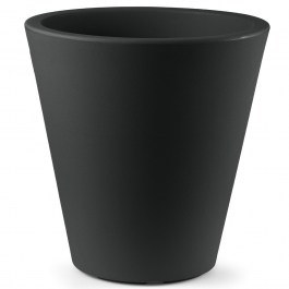 Γλάστρα Cosmos Στρογγυλή Με Διπλό Τοίχωμα Φ65x65cm 123Lt Anthracite Veca ANTHRACITE