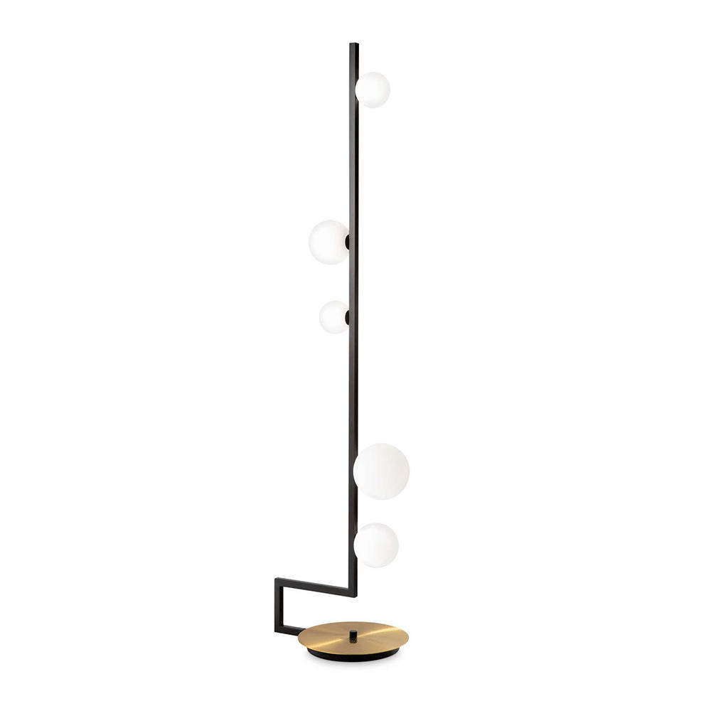 Φωτιστικό δαπέδου — 30 × 44 × 160 cm — Μέταλλο,Γυαλί · Ideal Lux · BLACK · Κωδικός designdrops-1130294
