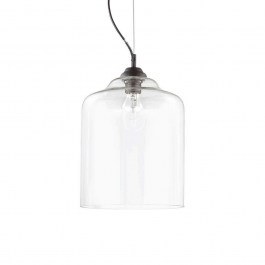 Φωτιστικό Οροφής Bistro Square 112305 24x40/249cm 1xE27 60W Clear Ideal Lux CLEAR