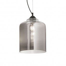 Φωτιστικό Οροφής Bistro Square 112312 24x40/249cm 1xE27 60W Smoke Ideal Lux SMOKE