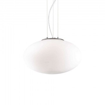 Φωτιστικό Οροφής Candy 086736 40x29/238cm 1xE27 60W White Ideal Lux