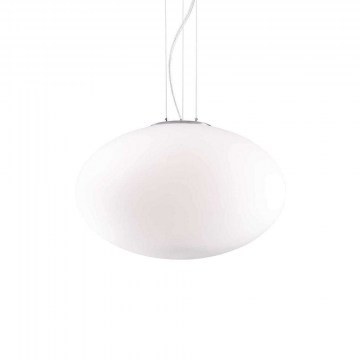 Ceiling Lamp Candy 086743 50x34/243cm 1xE27 60W White Ideal Lux