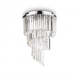 Ceiling Lamp Carlton 168937 50x69cm 12xE14 60W Chrome Ideal Lux CHROME
