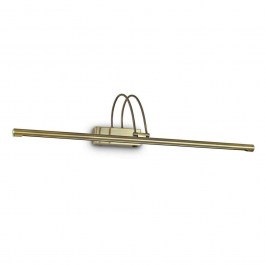 Φωτιστικό Τοίχου Bow 121147 76x18x23cm Led 8W 3000K Bronze Ideal Lux BRONZE