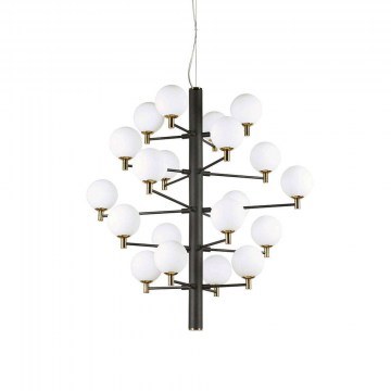Ceiling Lamp Copernico 197333 86x104/202,5cm 20xG9 40W Black Ideal Lux