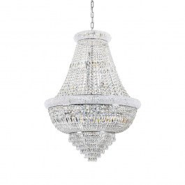 Ceiling Lamp Dubai 243597 80x120/225cm 24xE14 40W Chrome Ideal Lux CHROME