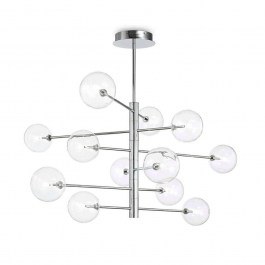 Ceiling Lamp Equinoxe 200118 124x90,5cm 2W Chrome Ideal Lux CHROME