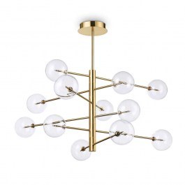 Ceiling Lamp Equinoxe 200125 124x90,5cm 2W Gold Ideal Lux GOLD