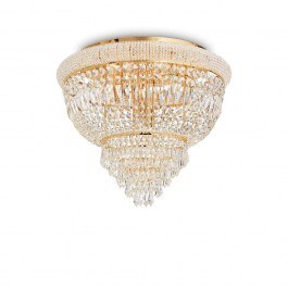 Φωτιστικό Οροφής-Πλαφονιέρα Dubai 201016 52X44cm 6xE14 40W Gold Ideal Lux GOLD