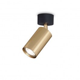 Φωτιστικό Οροφής-Σποτ Dynamite 244662 5,5x16,5cm 1xGU10 28W Gold Ideal Lux GOLD