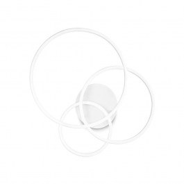 Ceiling Lamp Frame Cerchio 255019 61x10x56cm LED 41W 3000K White Ideal Lux WHITE