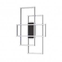 Ceiling Lamp Frame Rettangolo 270661 62,5x6x41cm LED 31W 3000K Black Ideal Lux BLACK