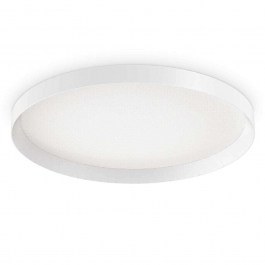 Φωτιστικό Οροφής-Πλαφονιέρα Fly 270319 60x7cm 50W 4000K White Ideal Lux WHITE