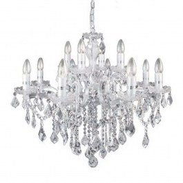 Ceiling Lamp-Chandelier Florian 035604 72x87/120cm 12xE14 Chrome Ideal Lux CHROME
