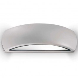 Φωτιστικό Τοίχου - Απλίκα Giove 322605 33x10x8cm 1xE27 60W Grey Ideal Lux GREY