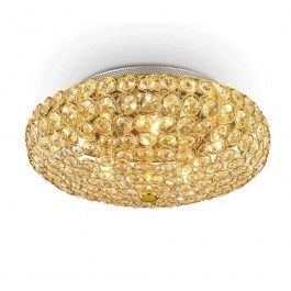 Ceiling Lamp King 073187 38x16cm 5xG9 40W Gold Ideal Lux GOLD