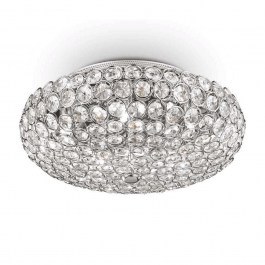 Ceiling Lamp King 075419 38x16cm 5xG9 40W Chrome Ideal Lux CHROME