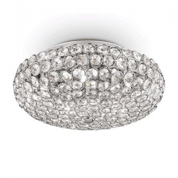 Ceiling Lamp King 075419 38x16cm 5xG9 40W Chrome Ideal Lux