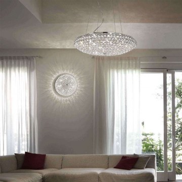 Φωτιστικό Οροφής-Πλαφονιέρα King 075419 38x16cm 5xG9 40W Chrome Ideal Lux